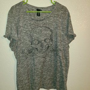 Torrid skull sweater top